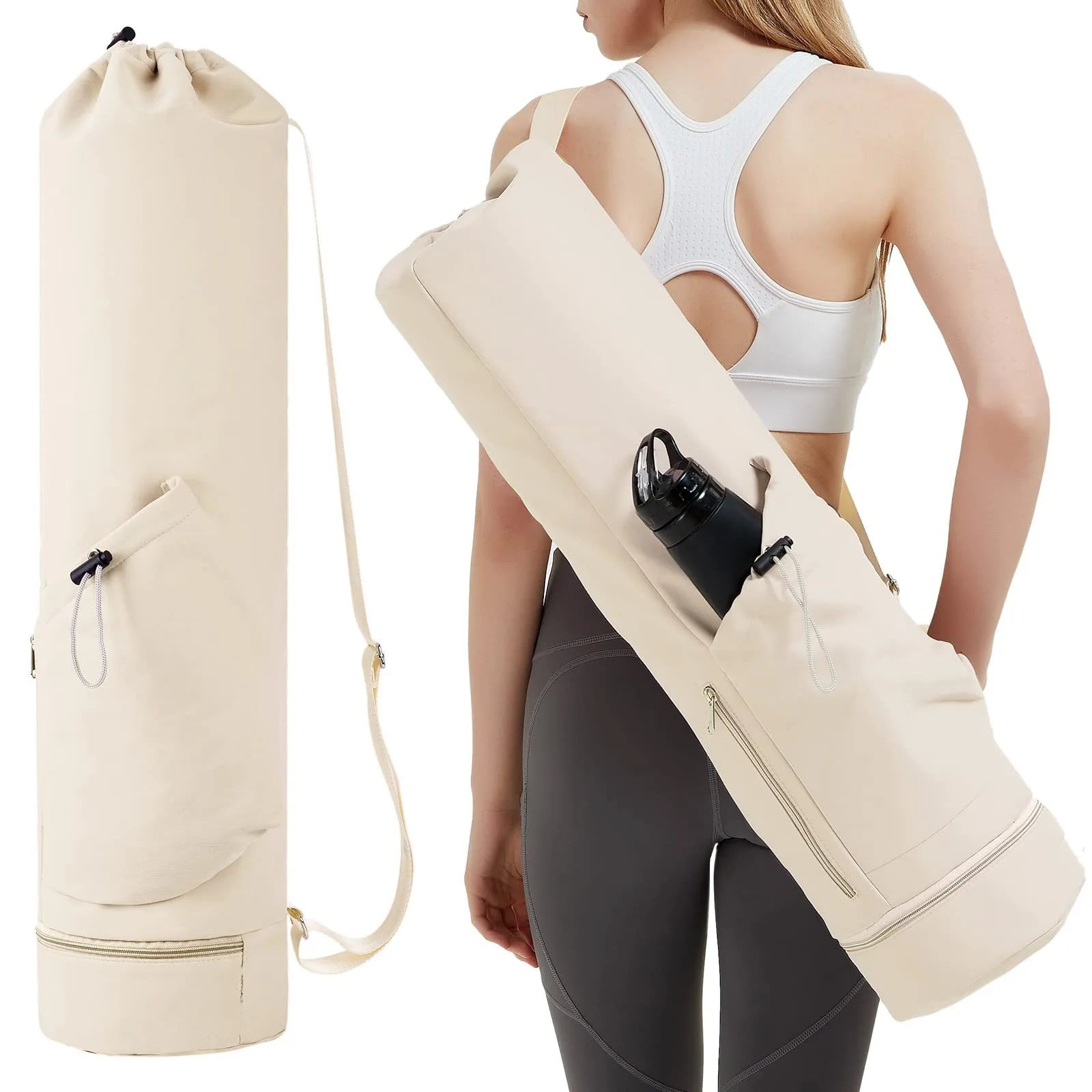 Yoga Mat Bag with Wet Pocket