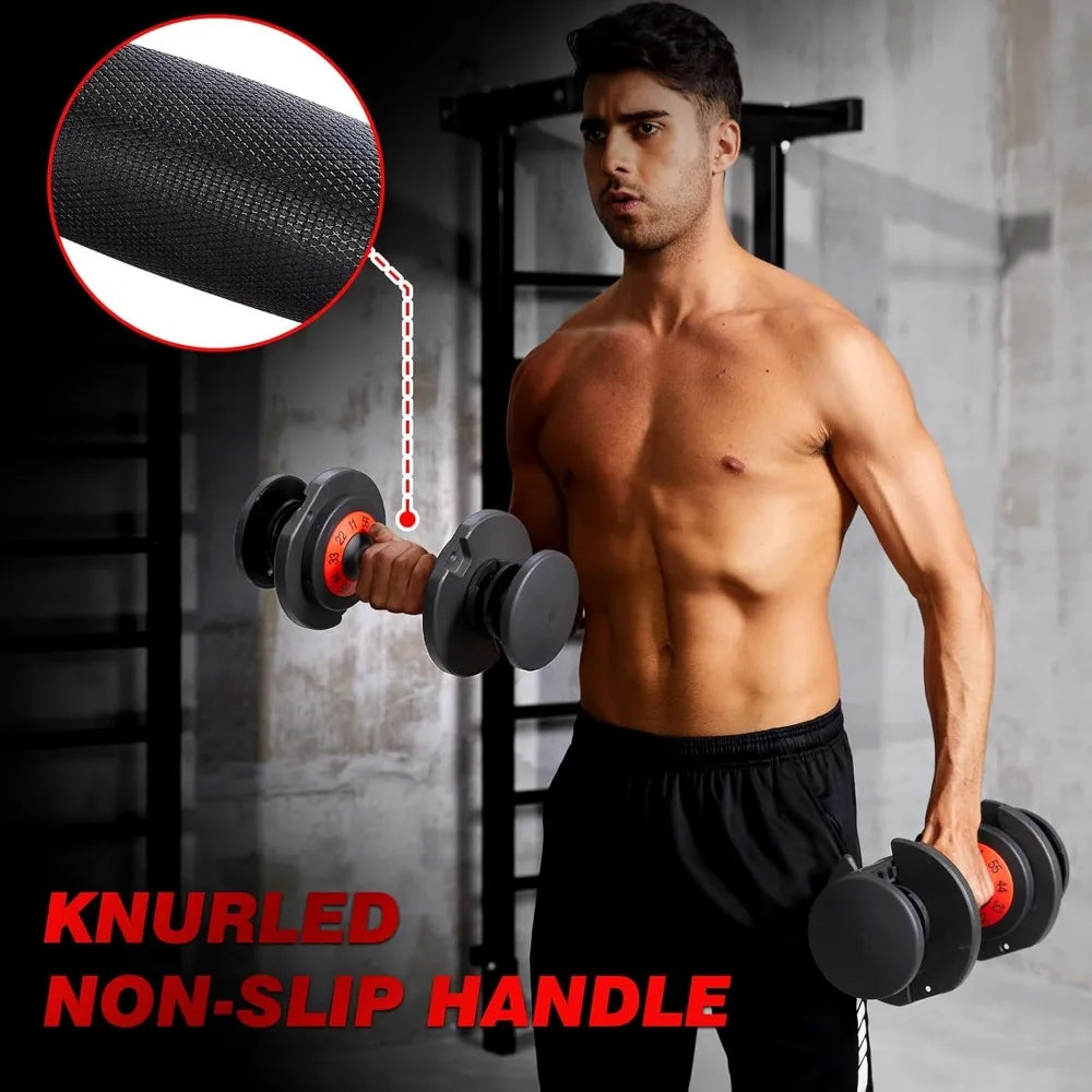 Kanchimi 55lb Adjustable Dumbbell Set
