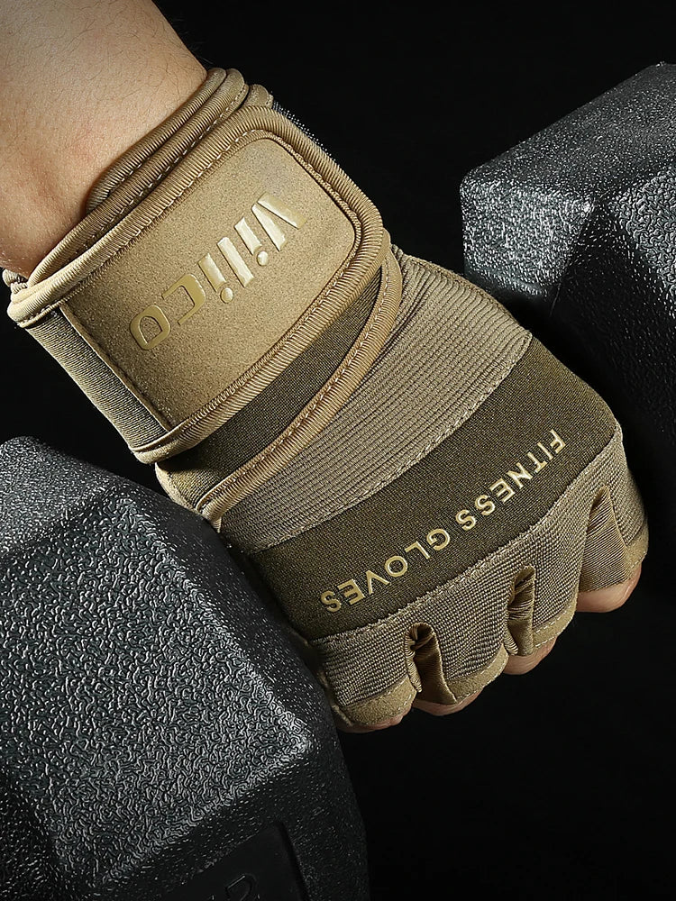 Non-Slip Full Palm Weightlifting Gloves