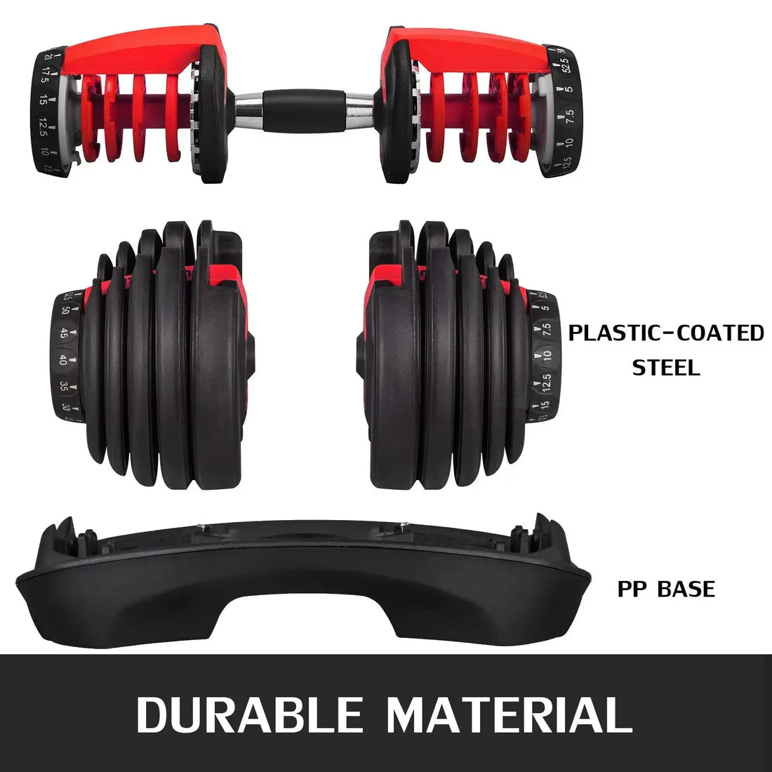 Sihao Adjustable Dumbbells 24/40KG Set