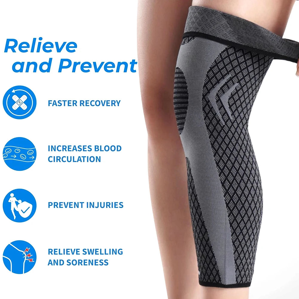 Full Leg Compression Sleeves Long