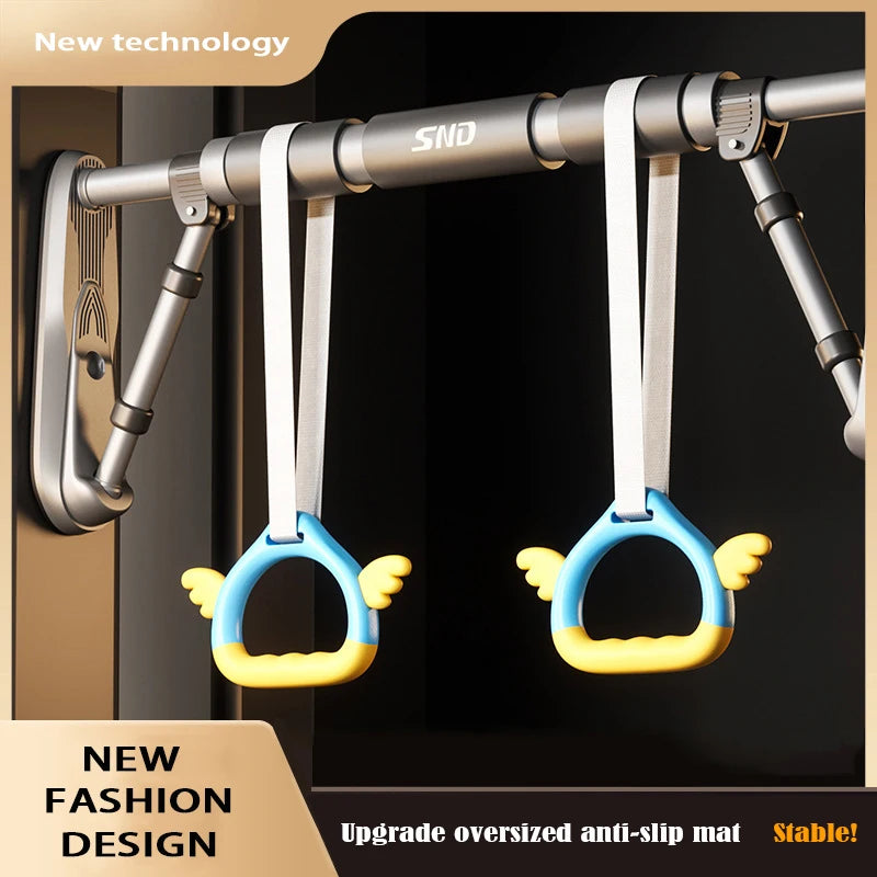 Anti-Skid Horizontal Door Pull-Up Bar